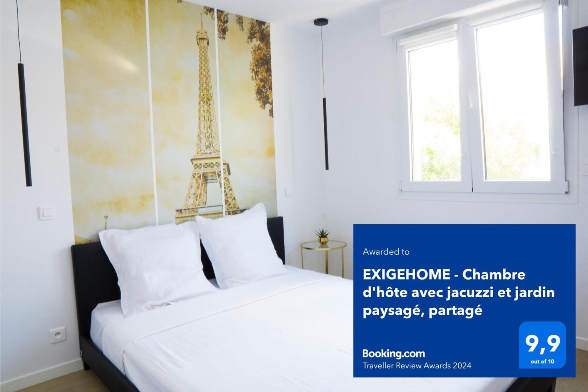 Exigehome - Chambre D'Hote Avec Jacuzzi Et Jardin Paysage, Partage Orgeval  Εξωτερικό φωτογραφία